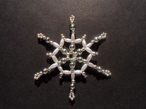 Sněhová vločka - 6,5 cm — foto 1