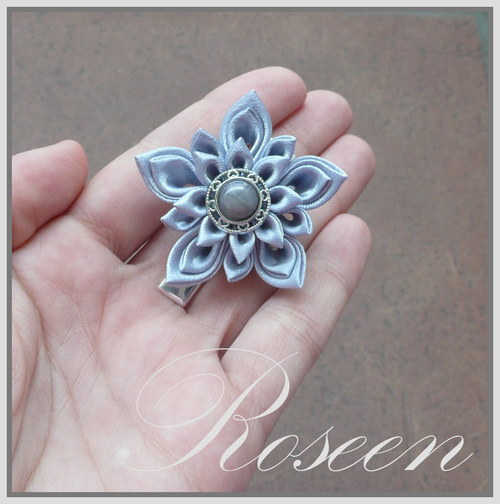 Kanzashi Silver clip — foto 1