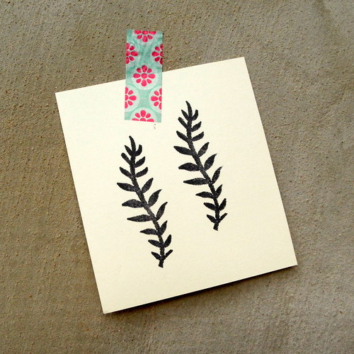 Větvička - razítko 5,5 x 2 cm — foto 1