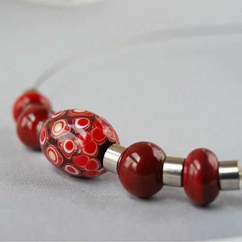 Red - náhrdelník z vinutek — foto 1