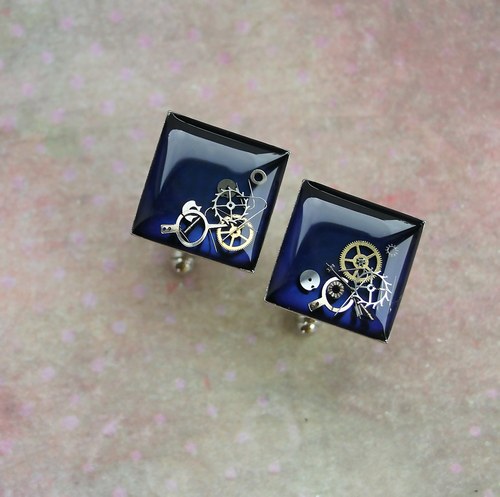 Manžetové knoflíčky /darkblue/ — foto 1