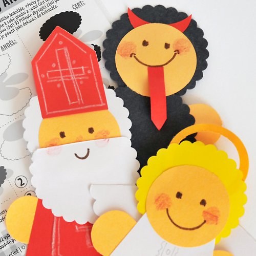 Balíček "Vyrobte si sami - MIKULÁŠ, ANDĚL a ČERT" — foto 1