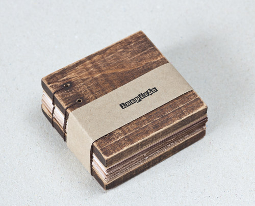 Mini Wooden Cube - Rustic — foto 1