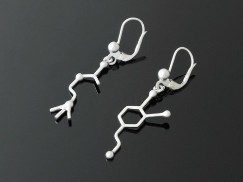 Biochemické Náušnice - Acetylcholin, Dopamin — foto 1
