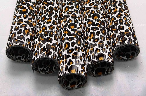 Vlnitý karton vzor 07 - leopard (25 x 35 cm) — foto 1