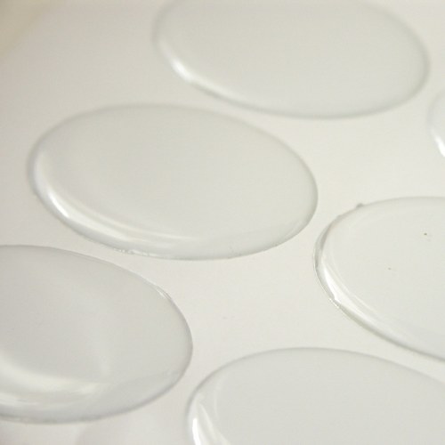 Nalepovací epoxy čočka 25 x 19 mm 2ks