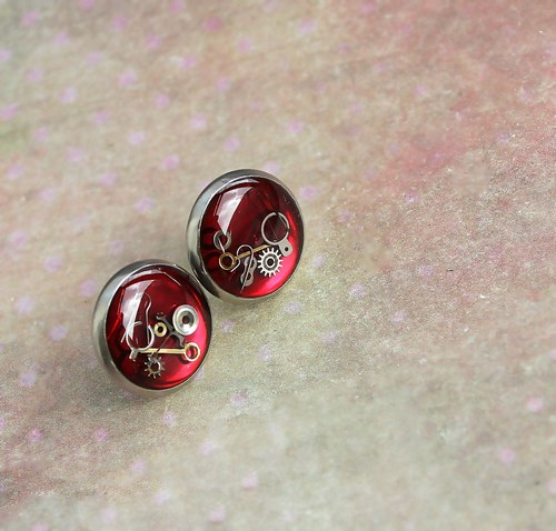 Burgundy circles — foto 1
