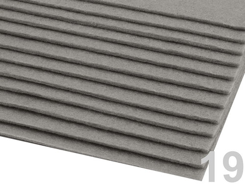 Plsť tl.2-3mm (20x30cm) - šedá sv.paloma (1ks)