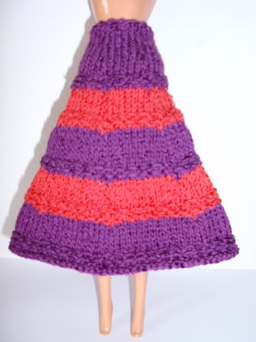 Barbie-červenofialová sukně ! SLEVA! — foto 1