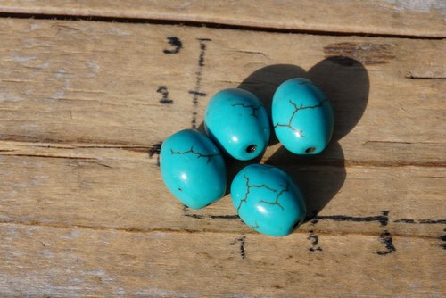 4 ks 12x10 mm, tyrkenit B3507 — foto 1
