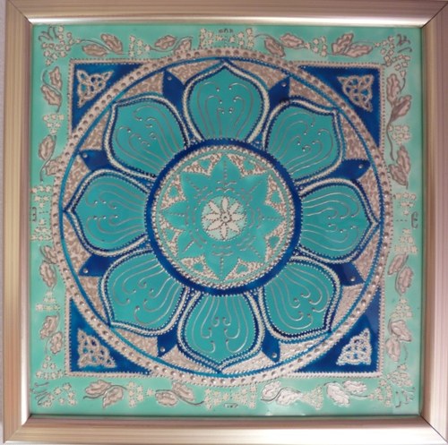 Mandala Anděl tyrkys — foto 1