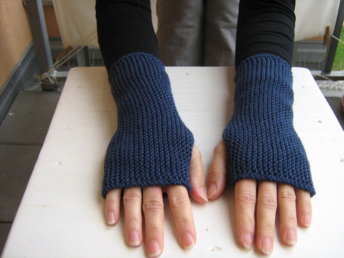 Návleky na ruce - dark blue — foto 1