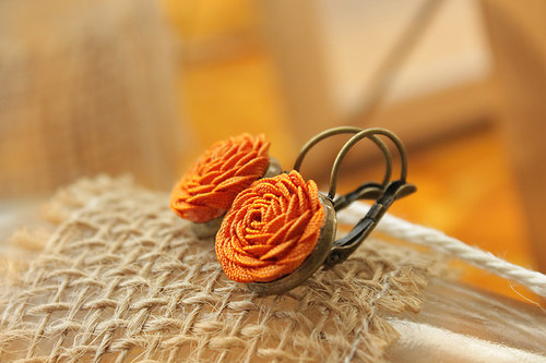 Orange vintage roses — foto 1