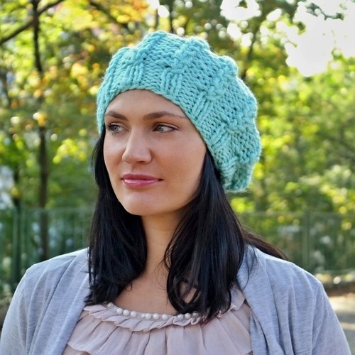 Pletený Baret — foto 1