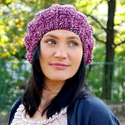 Pletený Baret — foto 1
