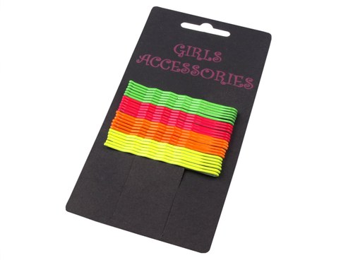 Kovové sponky(pérka) barevné NEON4/ MIX 24ks