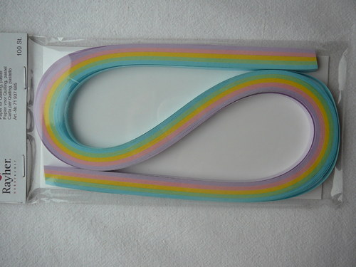 Papír. proužky na quilling 50x0,6 cm 100 ks