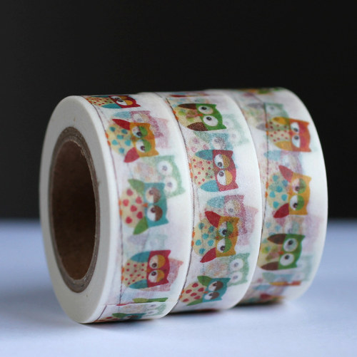 Washi páska -Sovy II. — foto 1