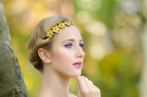 Čelenka s hvězdami Starlet Yellow — foto 1