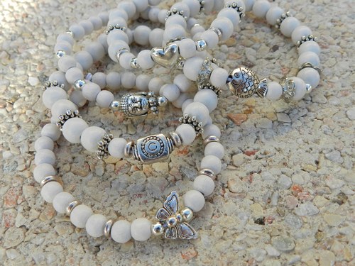 White Wood & Silver - Budhha