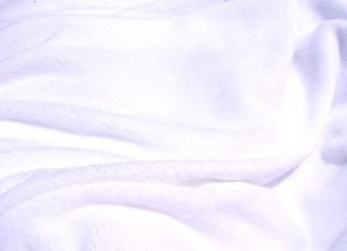 Metráž flanel fleece, wellsoft - bílý