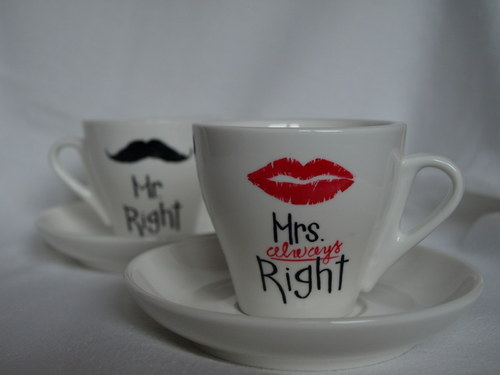 Espresso šálky - Mr. and Mrs. Right — foto 1