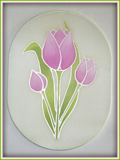 Růžový tulipán