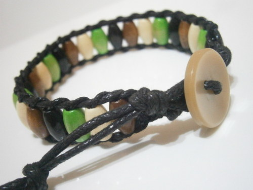 Přírodní pánský náramek (Wrap Bracelet) — foto 1