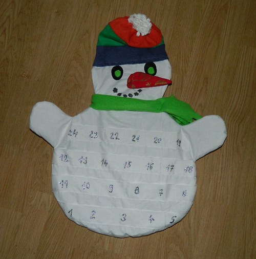 Adventní kalendář sněhulák — foto 1