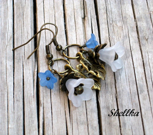 Náušnice,,MEADOW FLOWERS,, 4a — foto 1