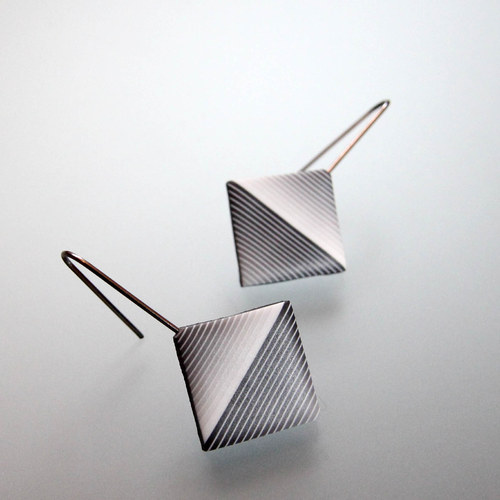 Náušnice geometrické — foto 1