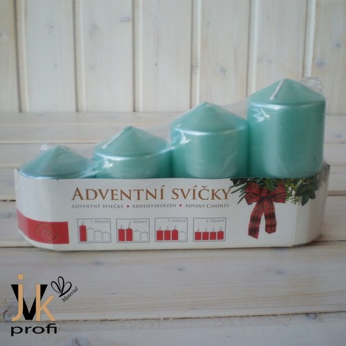 Adventní svíčky postupné - sv. modré — foto 1