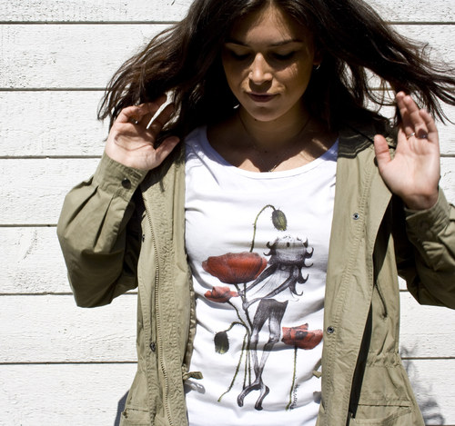 TRIKO - dámské - vel. M - maková 1. — foto 1