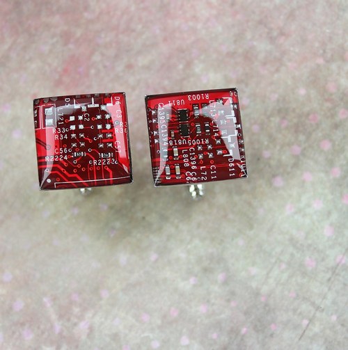 IT manžetové knoflíčky /red/ — foto 1