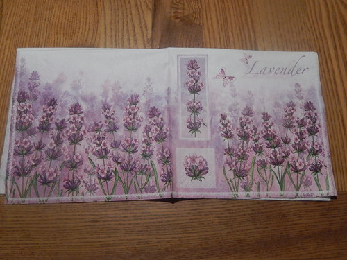 Ubrousek na decoupage - lavender nová