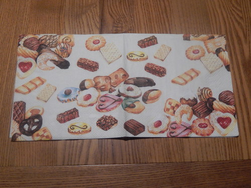 Ubrousek na decoupage - vánoční cukroví — foto 1