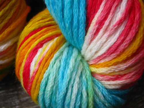 100% merino "Barevný strakouš" — foto 1