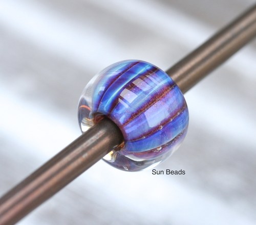 Big hole bead - Vlnka růžová — foto 1