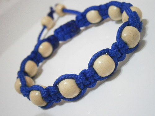 Pánský náramek (macramé) — foto 1