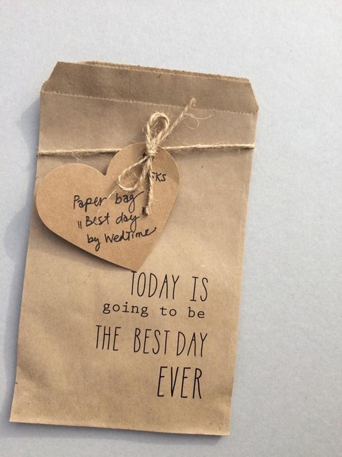 Papírové sáčky - Best day — foto 1