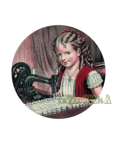 Malá švadlenka - obrázek elektronicky
