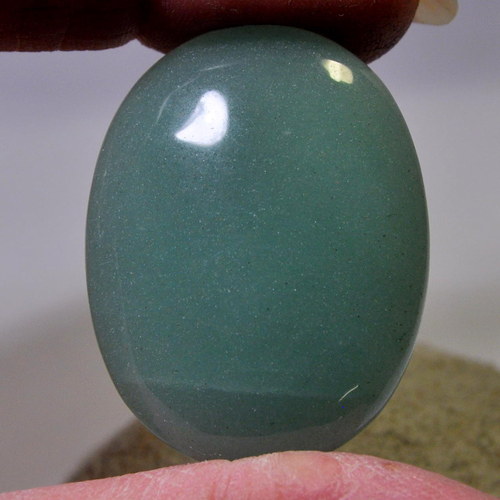 219. Aventurin Green 40x30 mm — foto 1