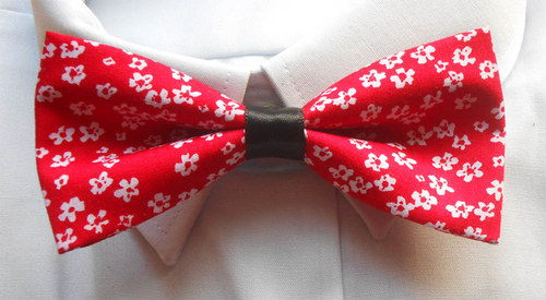 Vintage motýlek ANTOINE RED — foto 1