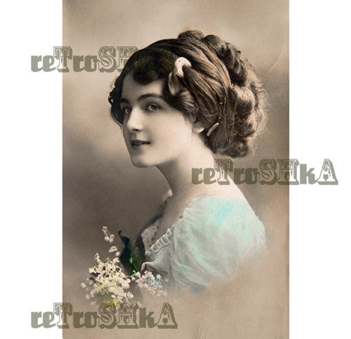Dívka - vintage fotografie