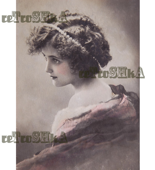 Portrét dívky - vintage fotografie