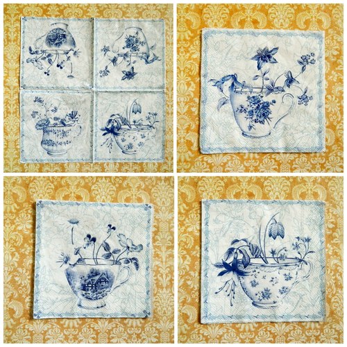 Ubrousek šálky 25x25 cm — foto 1