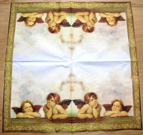 OS 161-ubrousek 33x33 -andělé — foto 1