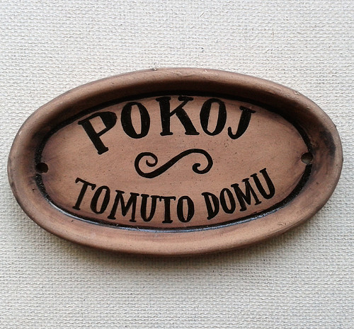 Keramická cedulka "Pokoj tomuto domu" — foto 1