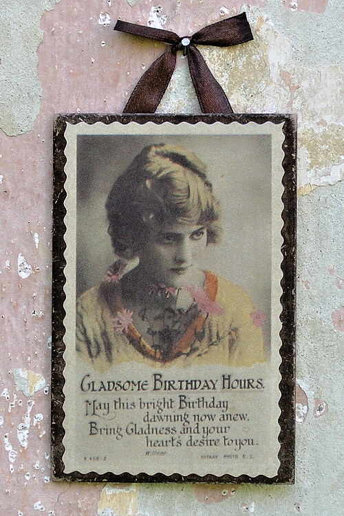 Vintage obrázek blahopřání