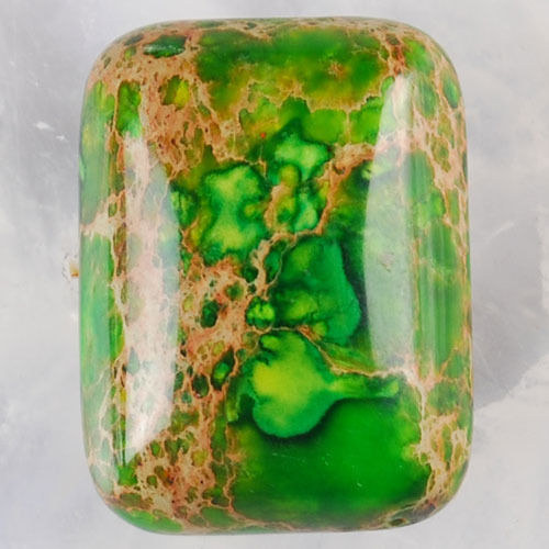 Variscit - kabošon (19 x 15 x 6 mm) — foto 1